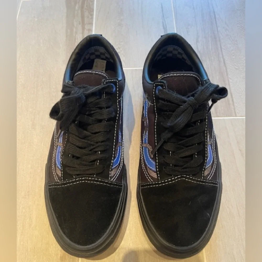 Vans Skate Old Skool Breana Geering Blue/Black with snake motif - Picture 3 of 11